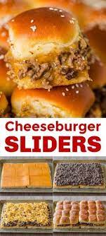 These Cheeseburger Sliders Are So Good Juicy Beefy Cheesy And Easy Just 30 Minutes To Make They Are Super Easy Easy Slider Recipes Recipes Slider Recipes
