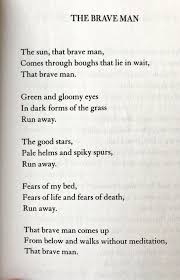 Wallace Stevens The Brave Man Great Quotes Poem A Day Words