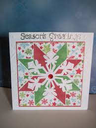 Patchwork Holiday Card Paper Quilt Christmas Quilt Paper Piecing Quilts