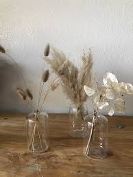Minimalist Bud Vases Woven Floral Design Grass Centerpiece Pampas Grass Decor Grass Decor