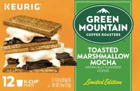 1 cup (8 fl oz) 0: Green Mountain Coffee Limited Edition Toasted Marshmallow Mocha Coffee K Cup Pods 12 Ct Foods Co