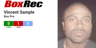 BoxRec: Vincent Sample