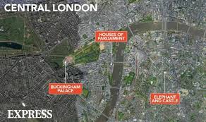 A fire ball blasted out of a building underneath london's elephant and castle train station on monday afternoon. I3tots9ldv2dem