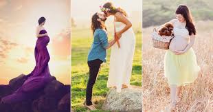 Photographing silhouettes works the best at sunrise or sunset when the sun is low on the horizon. 23 Naturally Beautiful Outdoor Maternity Photo Ideas Praise Wedding