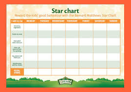 tea time star chart for kids bernard matthews