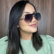 Óculos De Sol Paloma Dourado e Preto Degrade (Pequenos Defeitos))