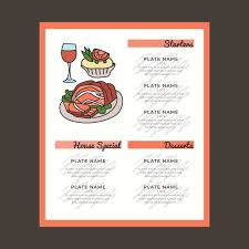 Our best christmas desserts include cookies, pies, gingerbread, and one showstopping cupcake wreath. Christmas Dinner Menu Drawn By Kids 267009 Vector Art At Vecteezy