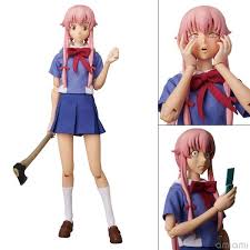 Real Action Heroes No 603 Mirai Nikki Yuno Gasai Medicom Toy Mirai Nikki Yuno Gasai Anime Figures