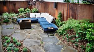 The earthy stone is often incorporated in hardscape. How To Set Up A Flagstone Patio Design