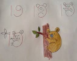 Lernen Sie Den Kindern Zeichnen Die Tollsten Zeichnungen Die Mit Zahlen Anfange Anfange Diyforchil Number Drawing Drawing For Kids Draw Animals For Kids