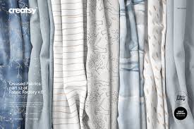 Creased Fabrics Mockup 12 Ff V 6 Fabric Factory Mockup Design Mockup