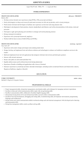 After going through the content such as the summary 6+ merchandiser resume template. Front End Developer Resume Sample Mintresume