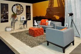 Travel Decor Theme Inspired By Paris And London Travel Themed Room Living Room Orange Living Room Decor