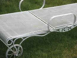 Cast Iron Antique Chaise Lounge Chair Wrought Iron Heavy Won T Blow Away Chaise Lounge Chair Cast Iron Garden Furniture Sets