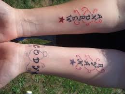 This is a beautiful silhouette tattoo idea for the forearm. Tattoos With Kids Names Design Press