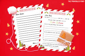 There are three versions for different writing levels: Free Printable Letter To Santa Templates The Printables Fairy