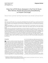 pdf does the latch score assessed in the first 24 hours