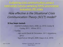 Crisis management and communications white paper introduction crisis management is a critical organizational function. Ppt How Effective Is The Situational Crisis Communication Theory Scct Model It Has Been Tested Powerpoint Presentation Id 4717204
