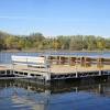 Floating dock in different materials, seating capacities and sizes available. 1