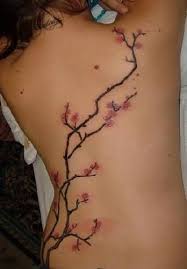 Nice Looking Cherry Blossom Tree Tattoo Design Make On Back 6 Cherry Blossom Tree Tattoo Blossom Tree Tattoo Tree Tattoo Back