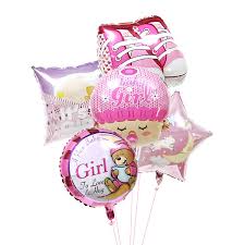 For hospital deliveries latex will be sub. New Baby Girl Balloons Plantshed Com