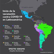 Tres países empezaron la vacunación el 24 de diciembre de 2020. Nueve Paises De Latinoamerica Ya Iniciaron Vacunacion Contra Covid 19