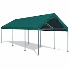 Quictent 10 X 20 Heavy Duty Carport Green Carport Tent Outdoor Shelters Carports For Sale