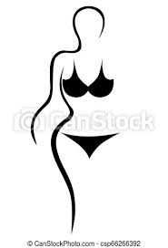 Check spelling or type a new query. Women Body Two Figure Of Woman And Logo On White Background Canstock