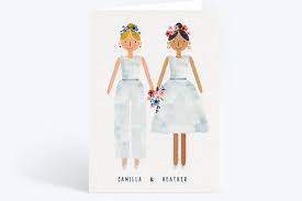 Mrs and mrs wedding cards. 35 Inclusive Wedding Cards That Represent All Couples