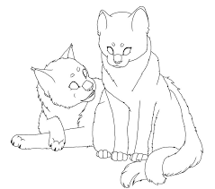Find more coloring page of warrior cats pictures from our search. It S Comforting To Have A Mate Cat Coloring Page Warrior Cats Warrior Cat