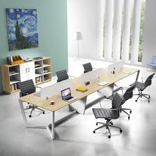 Cheap Price Six Person Mfc Workstation 6 Seater Office Staff Desk View Mfc Workstation Cheap Office Furniture Modern Office Interiors Office Furniture Design