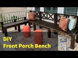 Porch swing diy from shanty 2 chic. Diy Rustic Front Porch Bench Plans Available Altavoz Digital