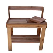 Find the perfect patio furniture & backyard decor at hayneedle, where you can buy online while you explore our room designs and curated looks for tips, ideas & inspiration to help you along the way. Outdoor Living Today Western Red Cedar Potting Bench With Removable Sink Buy Online In Antigua And Barbuda At Antigua Desertcart Com Productid 1492212