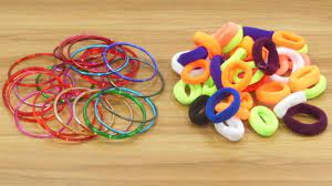 Hair Rubber Bands Diy Old Bangles Reuse Idea Diy Art And Craft Diy Home Deco Youtube Rubber Band Crafts Diy Arts And Crafts Reuse Ideas Diy