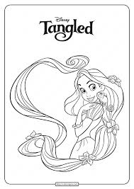 Download Free Printable Rapunzel Coloring Pages For Kids