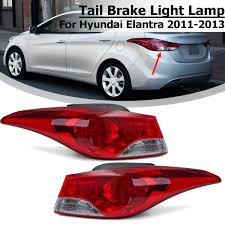 For Hyundai Elantra 2011 2013 Tail Light Rear Left Right Halogen Brake Light Driving Lamp Backup Tail Fog Lights