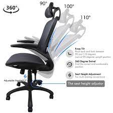 ergonomic mesh office chair komene swivel desk chairs high back computer task chairs with adjustable backrest headrest ergonomic chair chair mesh office chair
