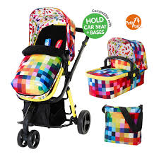 Poussette Cosatto Giggle Pixelate Petit Pois Mons Stroller Pushchair Cosatto