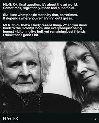 Who says business and pleasure don't mix? Certainly not Maggi Hambling and  Sarah Lucas, whose landmark joint show at Sadie Coles HQ and Frankie Rossi  Projects is rooted in 25 years of