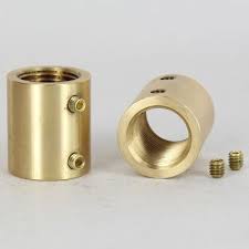Lamp Parts Lighting Parts Chandelier Parts 3 8ips Female Threaded Coupling 1in H X 7 8in W Ne381s Brass Material Lamp Parts Lock Set