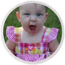 Sarah Round Beach Towel by Joseph Marquis