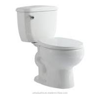 Inodoro Ortonbath One Piece con manija de descarga simple al lado izquierdo  1.28 Gpf, blanco brillante