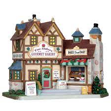 Tiny fingers will always find their way into touching and prodding these buildings, and sometimes causing. Lemax Village Collection Christmas Village Building Two Sisters Gourmet Bakery Seasonal Christm Lemax Christmas Village Christmas Villages Lemax Christmas