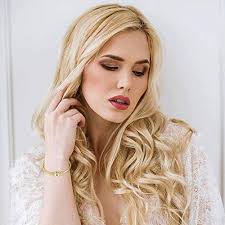 VQYSKO Personalized Name Gold Initial Charm Bracelets for Girls Women: Buy  Online at Best Price in UAE