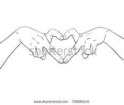 Sketch Of Hands Showing Heart Shape Gesture Made Of Fingers Hand Drawn Vector Line Art Illustration How To Draw Hands Hand Sketch How To Draw Fingers Share cute love heart signs. sketch of hands showing heart shape