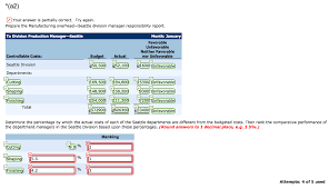 Solved Durham Company Uses A Responsibility Reporting Chegg Com