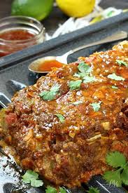 Mexican Meatloaf Recipe Cook For An Hour Before Putting 1 4 Cup Of Glaze For 10 Minutes Mix 1cup Enchilada Mexican Meatloaf Recipe Meatloaf Recipes Recipes