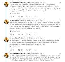 Terdapat beberapa rawatan untuk kanser tekak, tetapi kunci adalah untuk menangkapnya lebih awal. Suka Makan Ikan Kering Risiko Derita Kanser Hidung