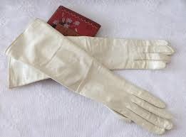 Cream Leather Gloves Vintage Soft Kidskin Glove Ladies Below Elbow White Kid Gloves Made In France Sz 8 1950s 1960s Leather Gloves Vintage Gloves Vintage Soft