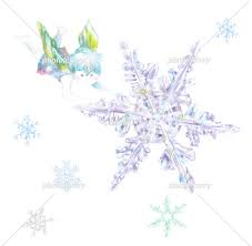 結晶と雪の妖精 イラスト素材 [ 6925116 ] - フォトライブラリー photolibrary